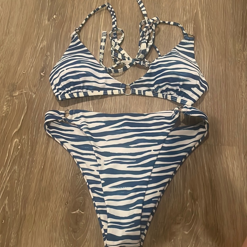 Shein Zebra Print Bikini